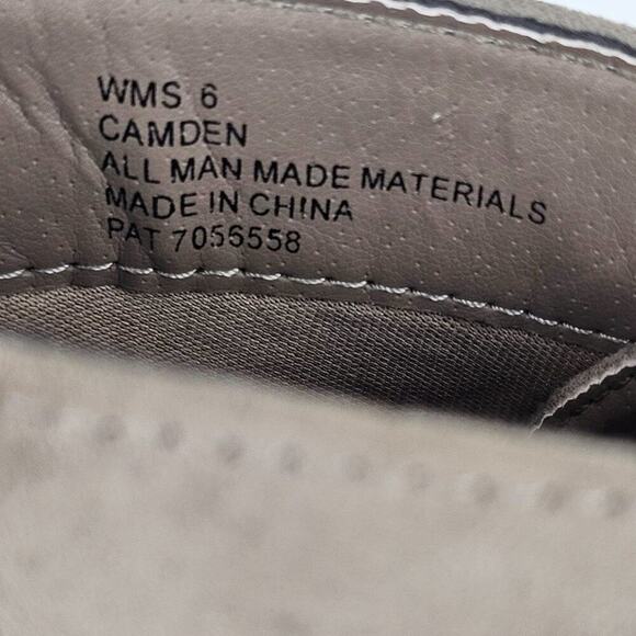 New Directions Women's Wedge Heel Lace Up Ankle Booties Taupe/Gray Size 6 - Picture 10 of 12